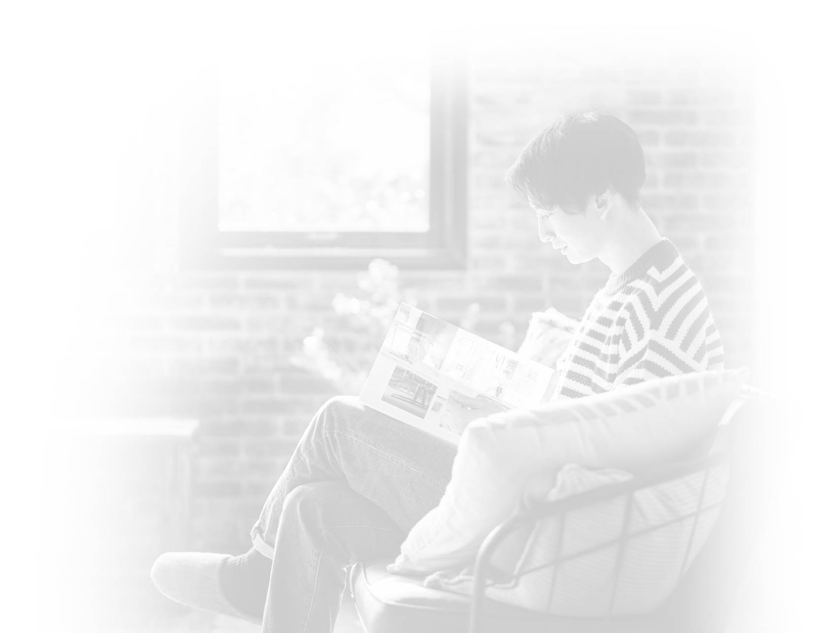 読書をする男性