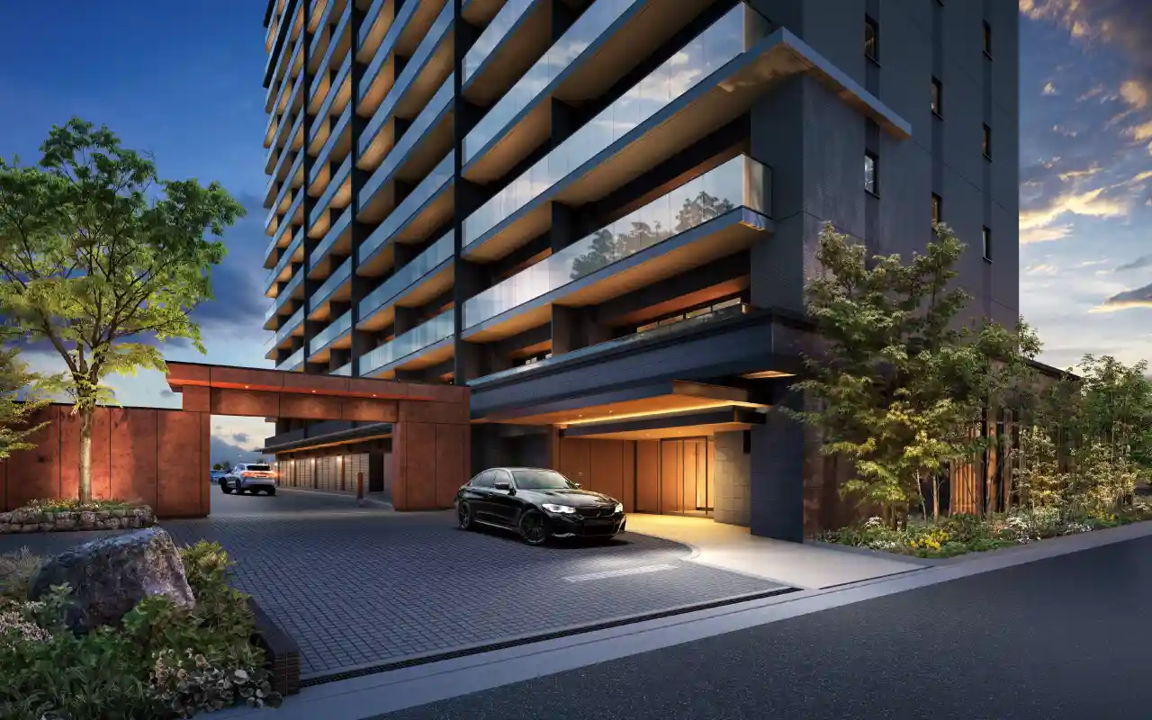 エントランスアプローチ完成予想図