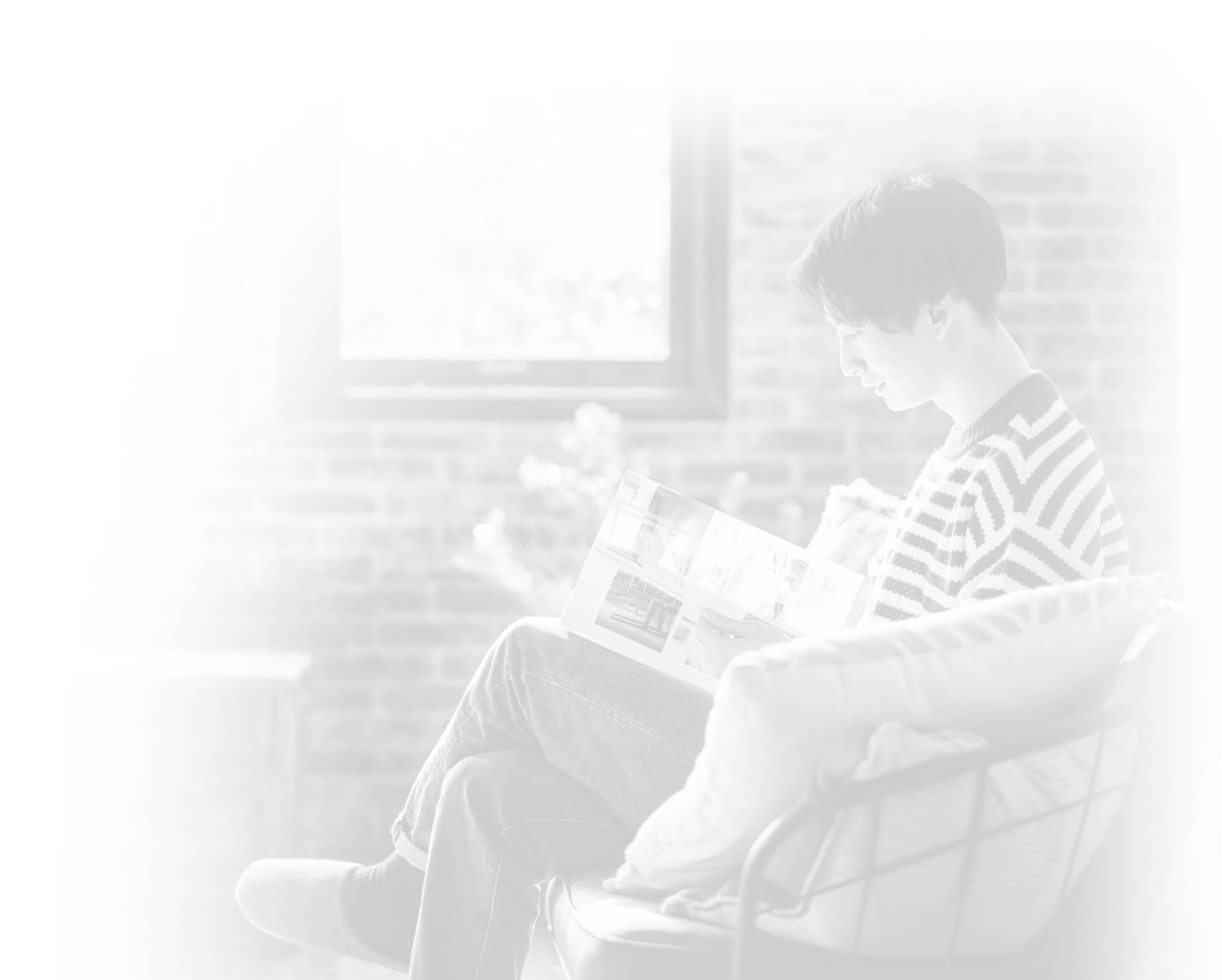 読書をする男性