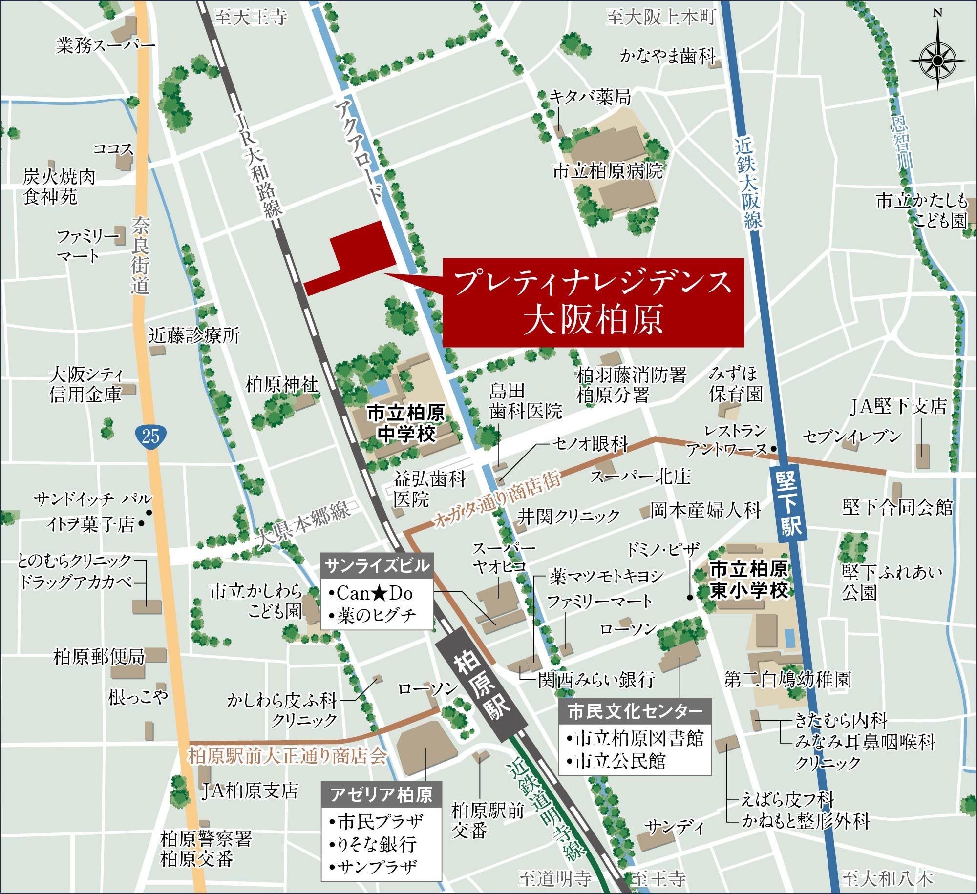 現地案内図