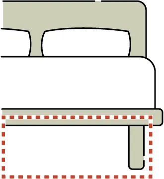 ベッド下の空間利用
