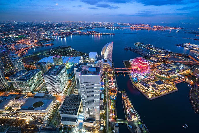 横浜・みなとみらいの夜景