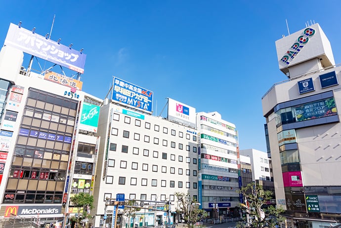 駅前風景　津田沼駅