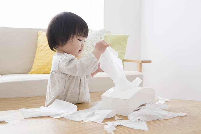 いたずらする子ども