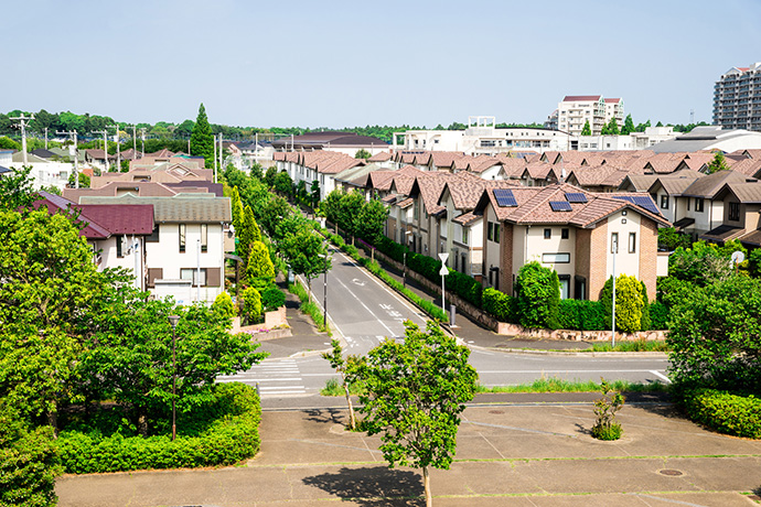 大規模な住宅街