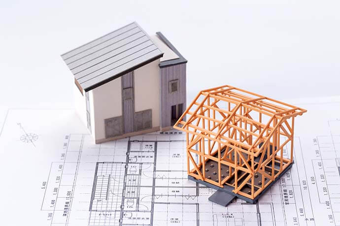 家の構造模型