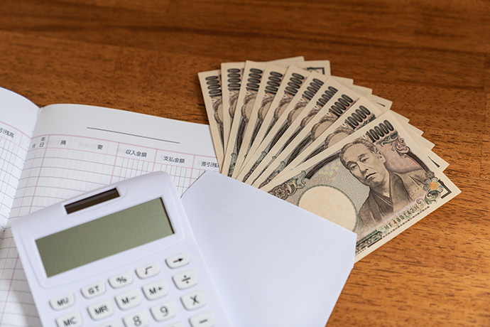 電卓とお金