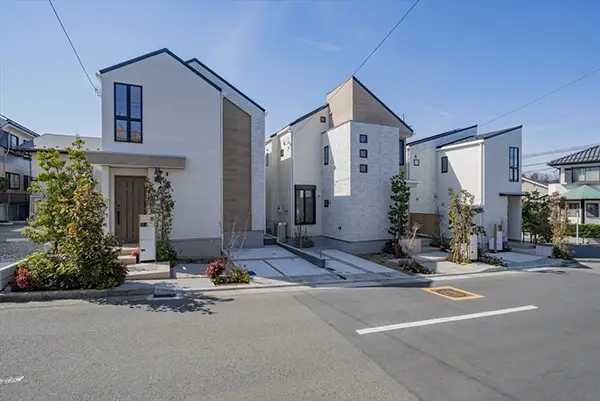 住宅街の一戸建て