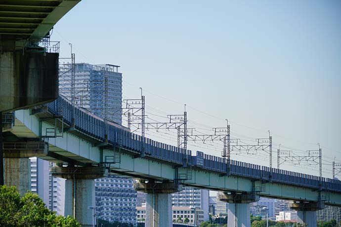 線路沿い