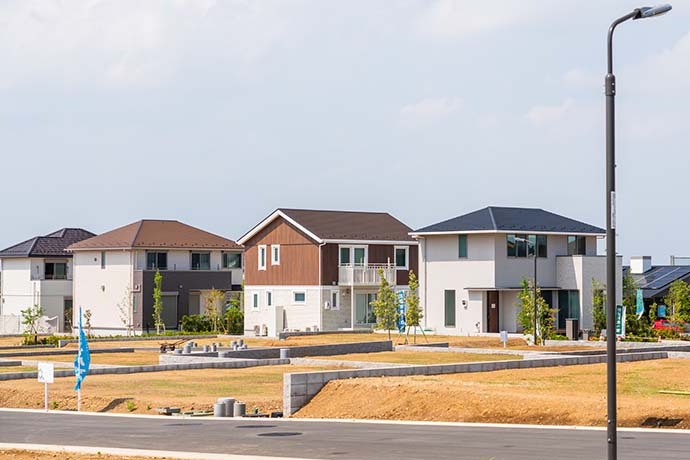 売り出し中の新築建売住宅