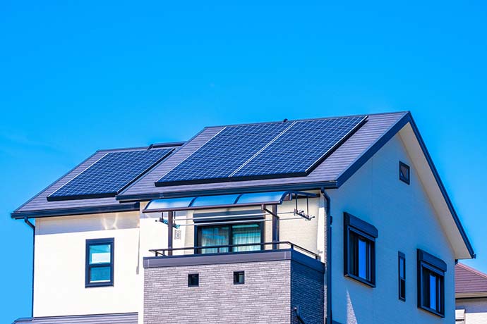 ソーラー発電の新築再エネ住宅