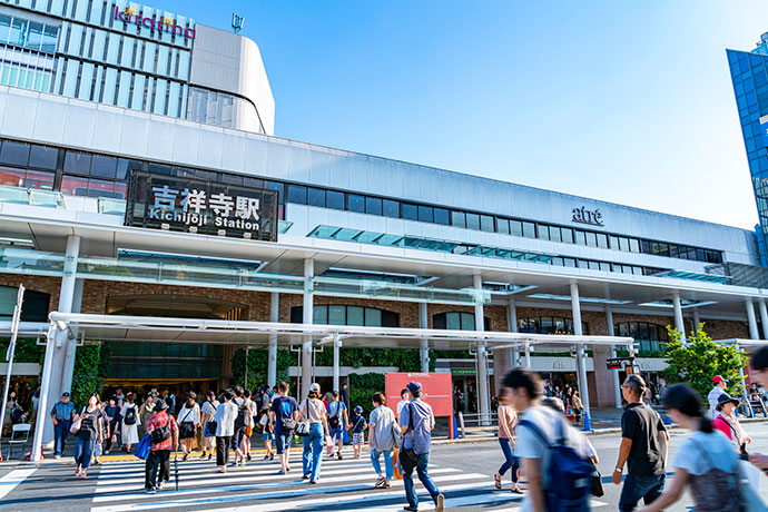 吉祥寺駅　駅前風景