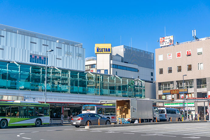 駅前風景　浦和駅