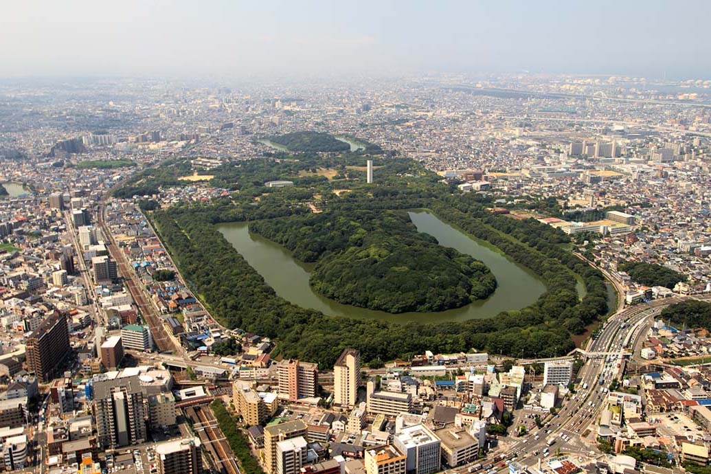 仁徳天皇陵の空撮