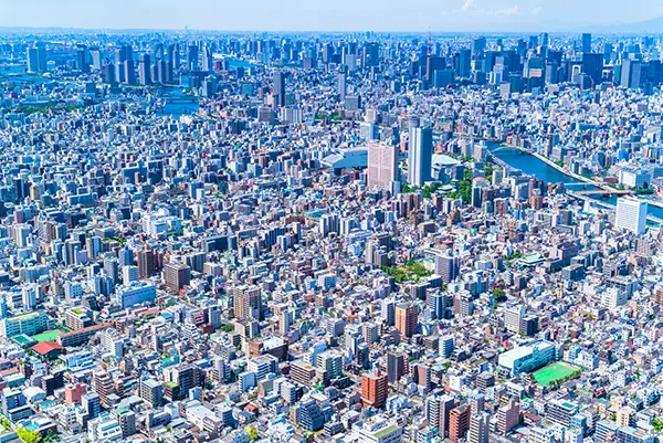 首都圏の街並み