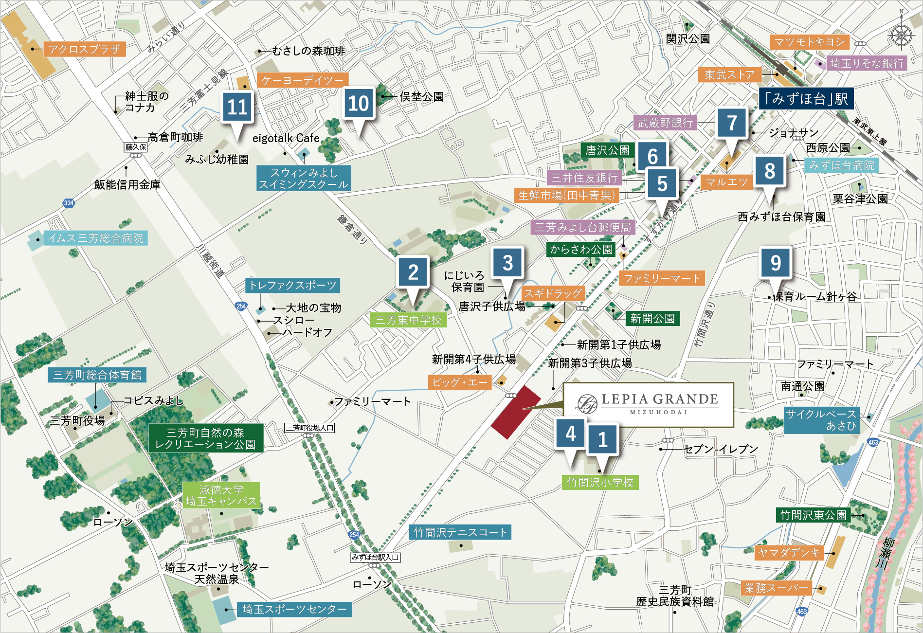 教育施設MAP
