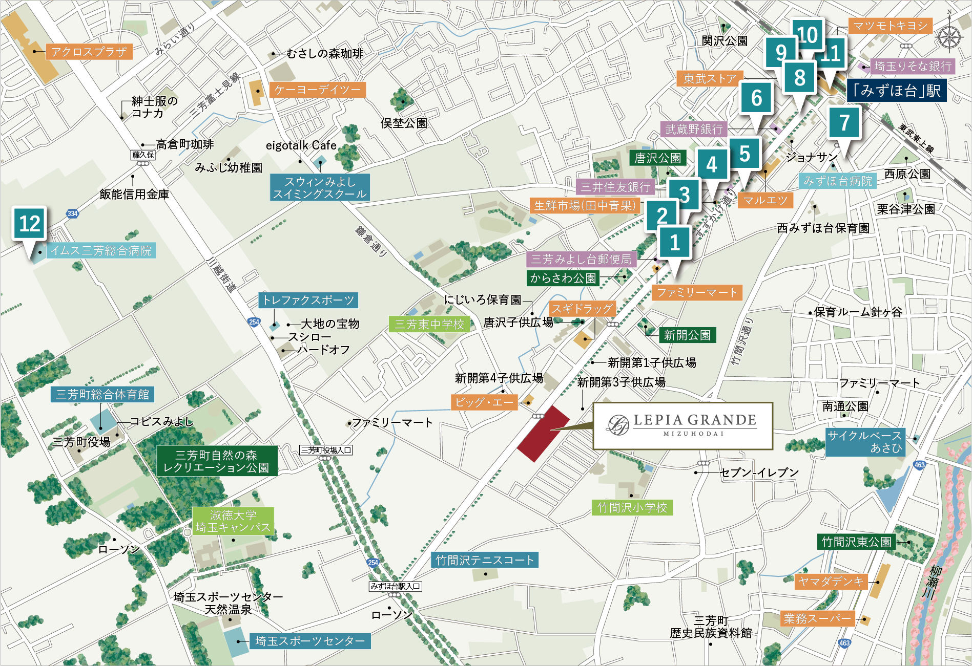教育施設MAP