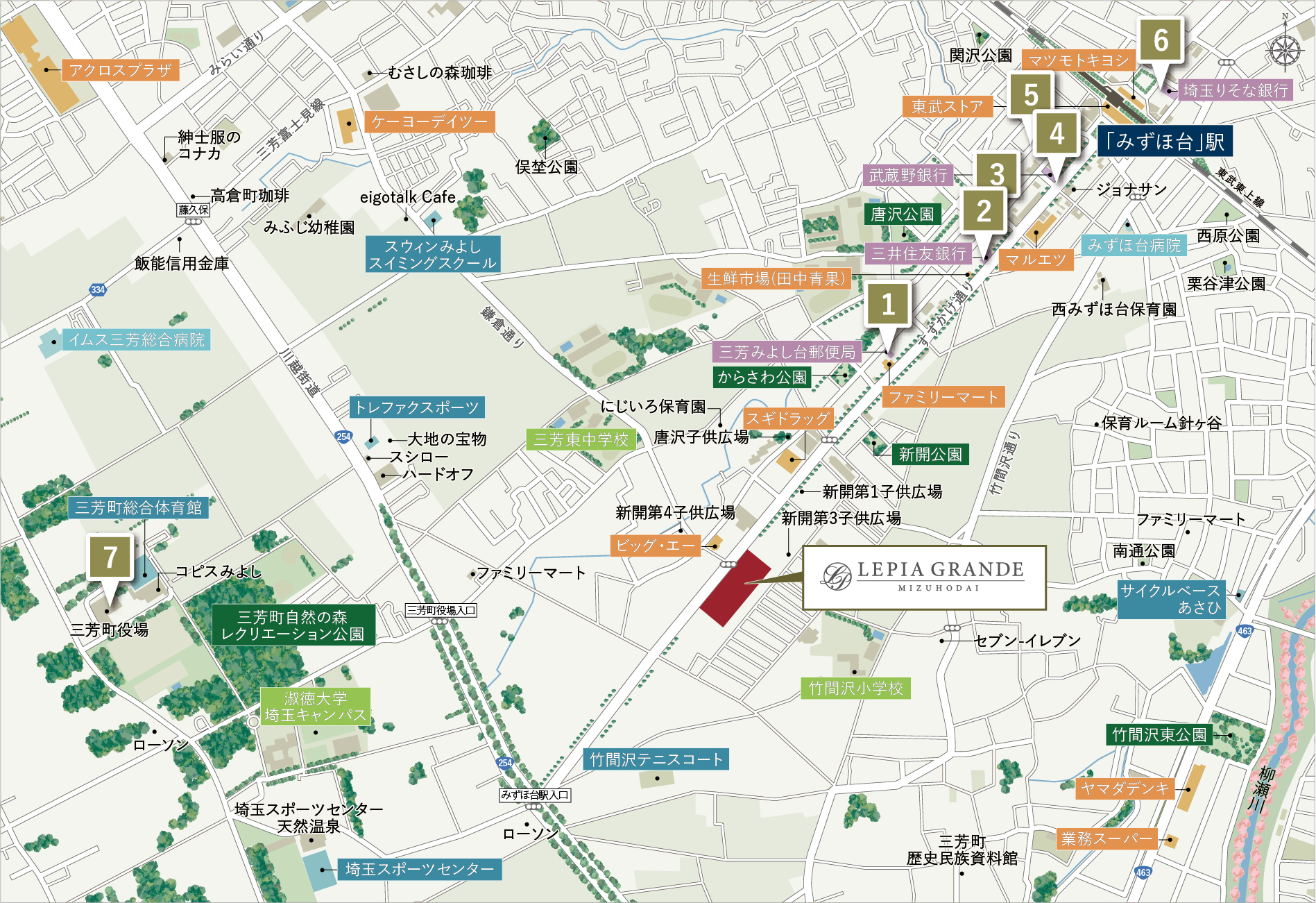 教育施設MAP