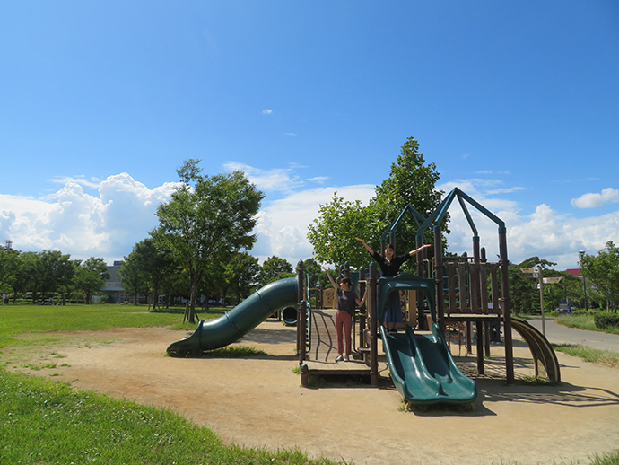 広尾防災公園の遊具